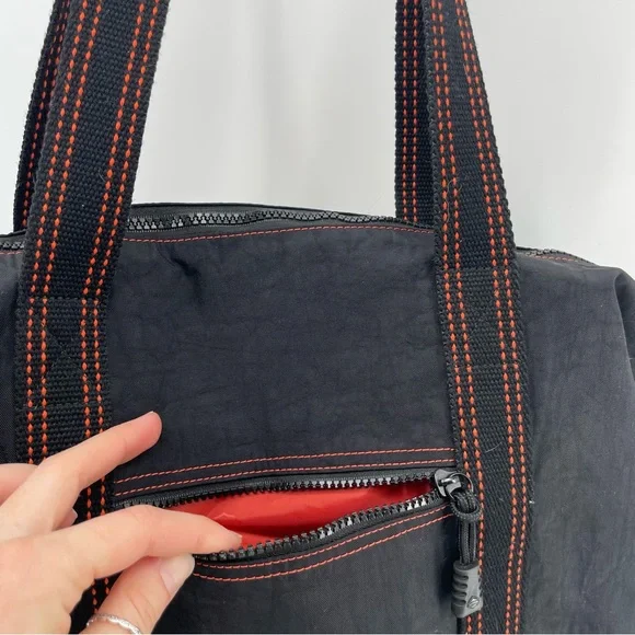 Harley-Davidson Black Nylon Travel Tote Duffle Bag Logo - Picture 6 of 10